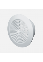 Obrázok pre Mriežka stropná kruhová 100 mm biela
